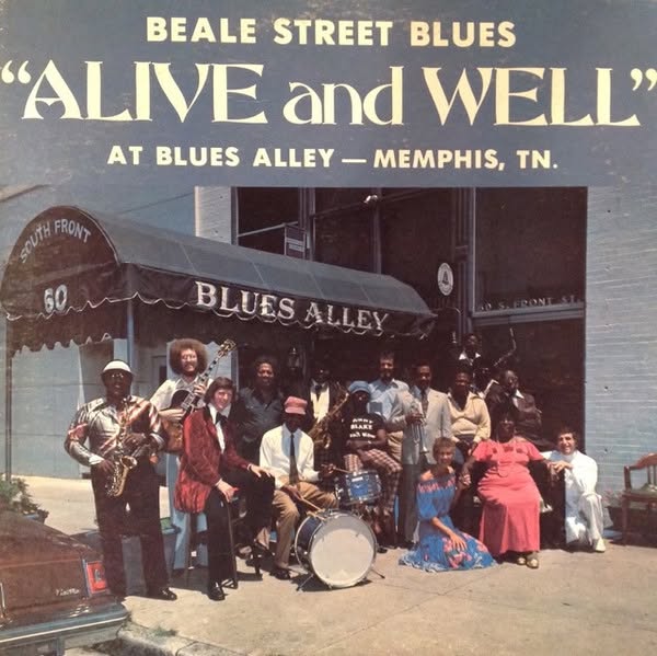 1970s Savarin’s Blues Alley Memphis Bar T-Shirt, Feminine Cut Ringer Tee Size XS/Small, 60 So Front St