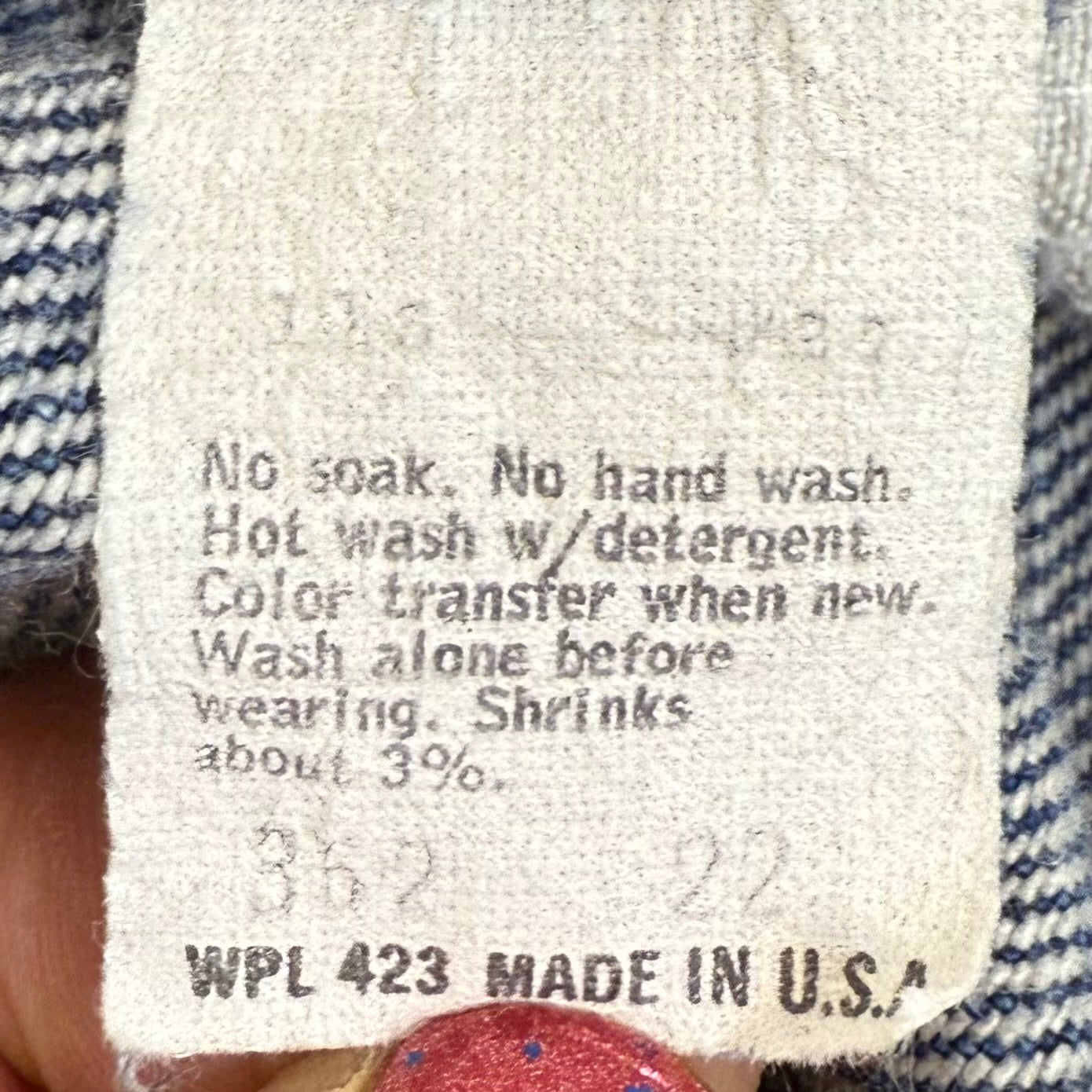 1980s Levi’s Denim Jacket, Size 42, Type 3 Trucker, 70506 0217