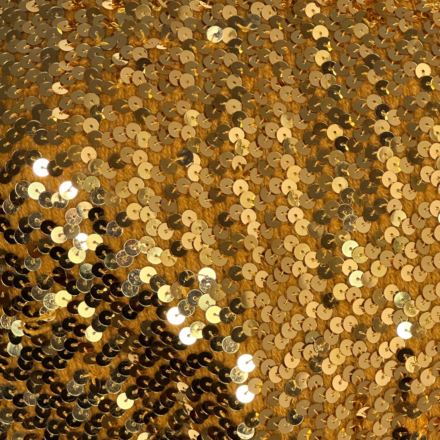 1970s Disco Gold Sequin Tube Top, Size XS-Medium