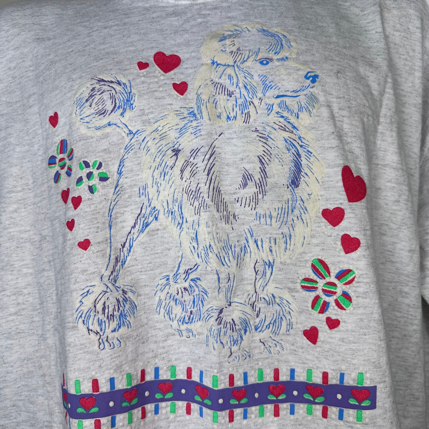 1990s Poodle Love T-Shirt, Size XXL