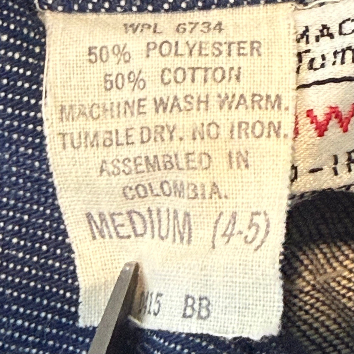 1970s Kids’ Blue Jean Denim Jacket with Southern US States Travel Patches, Selvage, Towncraft JR Boys JCPenney Size 4/5