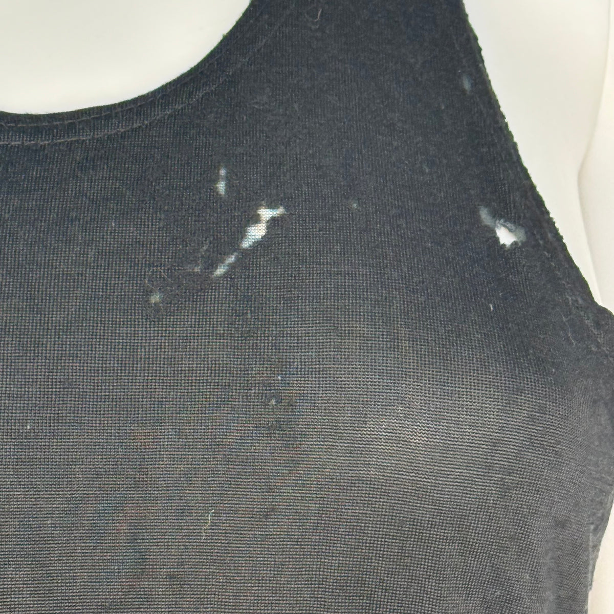 1940s/50s Distressed Black Durene Basketball Jersey, Hunt’s Athletic Goods Size Small, Mayfield Kentucky