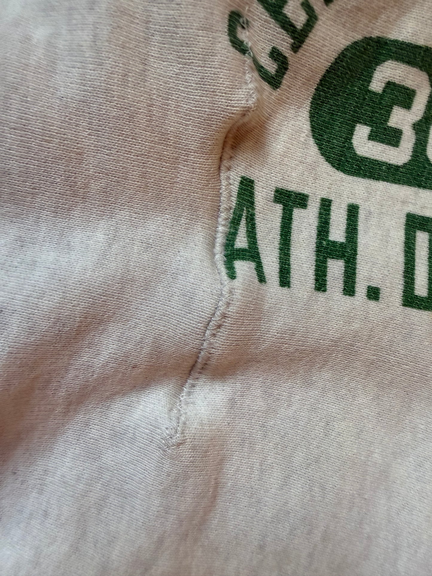 1950s Champion Reverse Weave Two Tone Expansion Gusset Sweatpants, Central High School, Champion Knitwear Co Size Medium