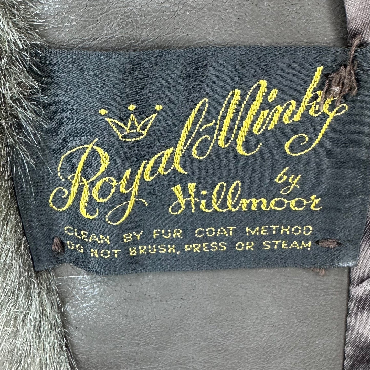 1970s Brown Faux Fur Coat, Royal Minke by Hillmoor Size 2X