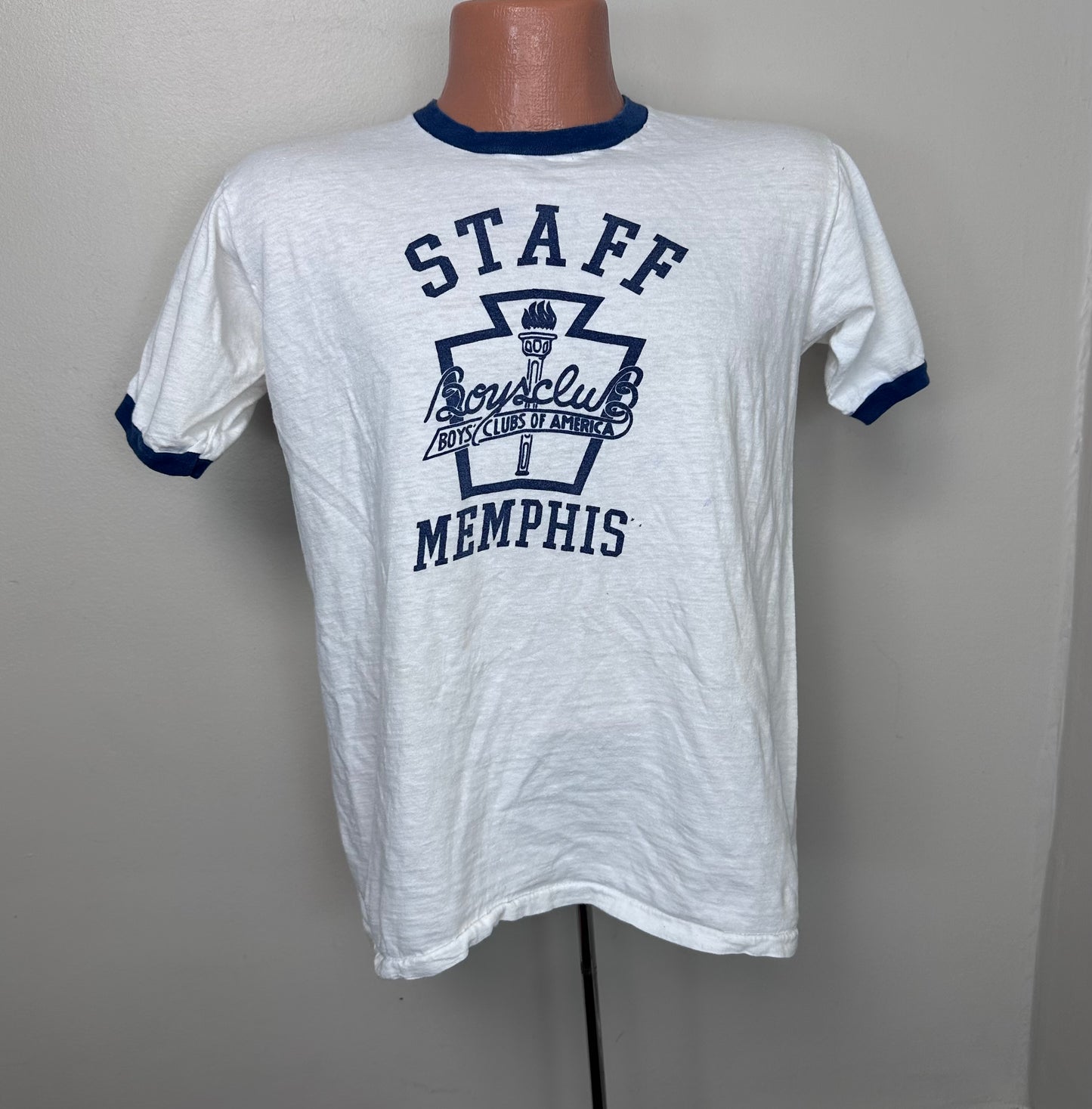 1970s Boys Club of America Memphis Staff, Diamond Personalized Sportswear Size Medium