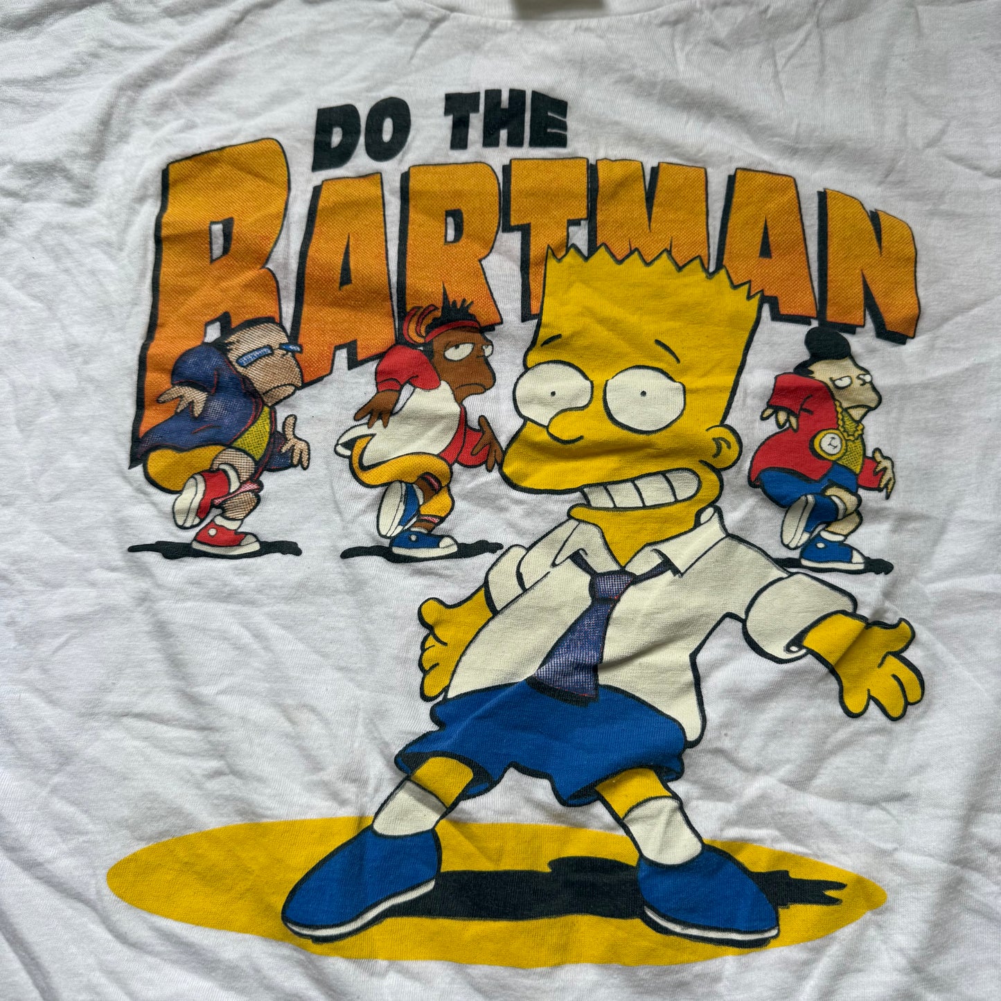 1990s Do the Bartman T-Shirt, SJM Size L/XL, Bart Simpson, Simpsons Sing the Blues