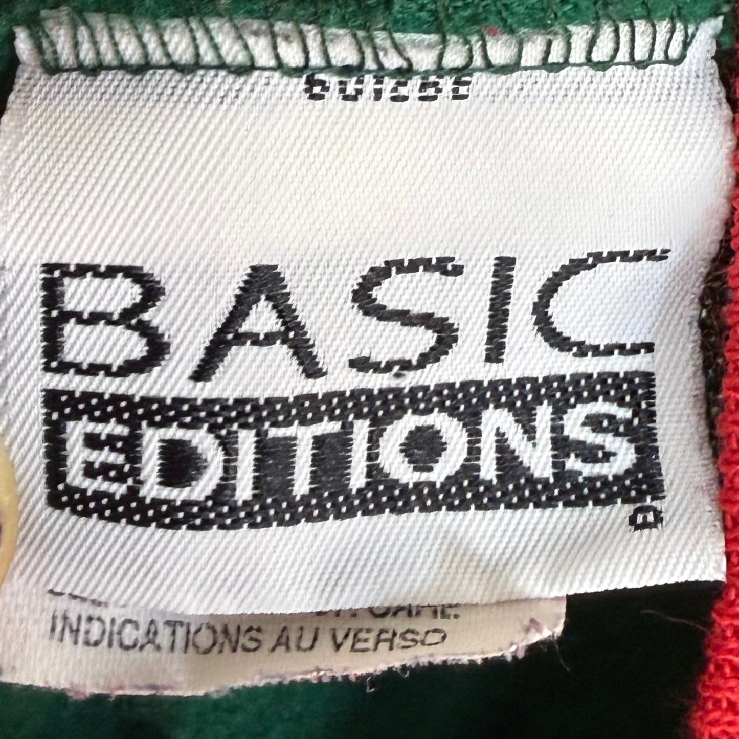 1990s Christmas Kittens Sweatshirt, Basic Editions Size Large