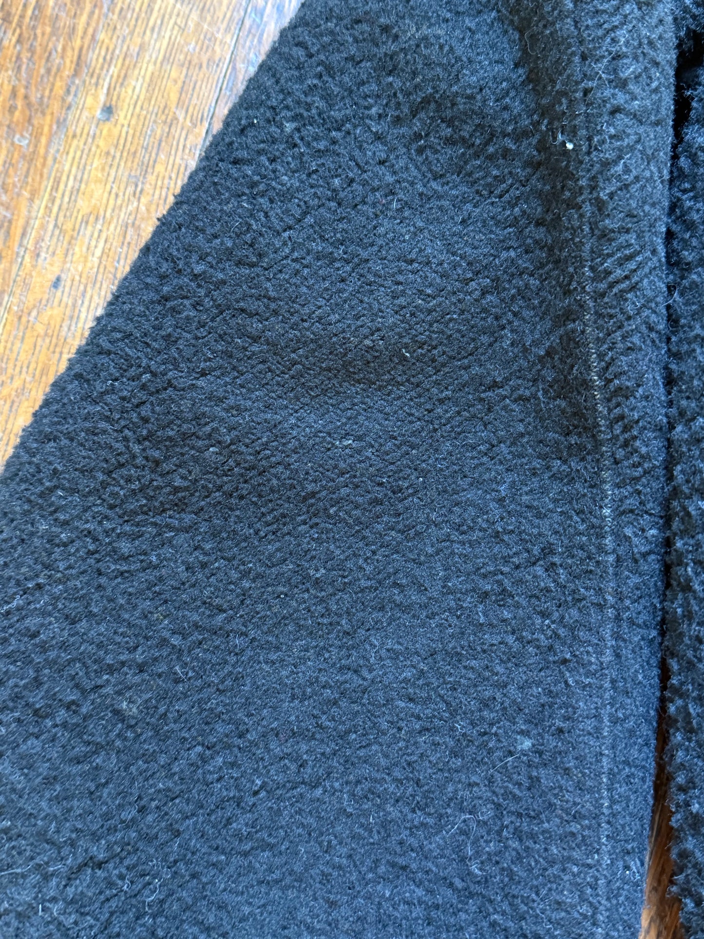 1940s Varsity Jacket, Black and Yellow, Delta Champs 45-46, Size Medium/Large