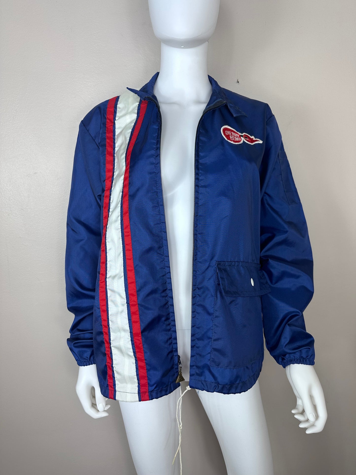 1960s/70s Drag Racing Jacket, Cherry Bomb Mufflers, The Great Lakes Jacket Detroit Size Medium