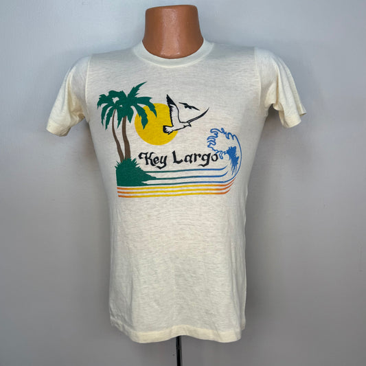 1970s/80s Key Largo T-Shirt, Florida Keys, Sport T Size XS