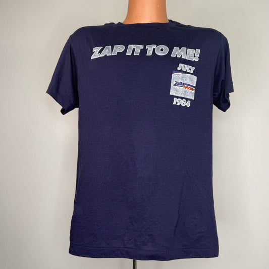 1980s Fed Ex T-Shirt, Zap It To Me! Federal Express Zap Mail July 1984, Ched Size M/L