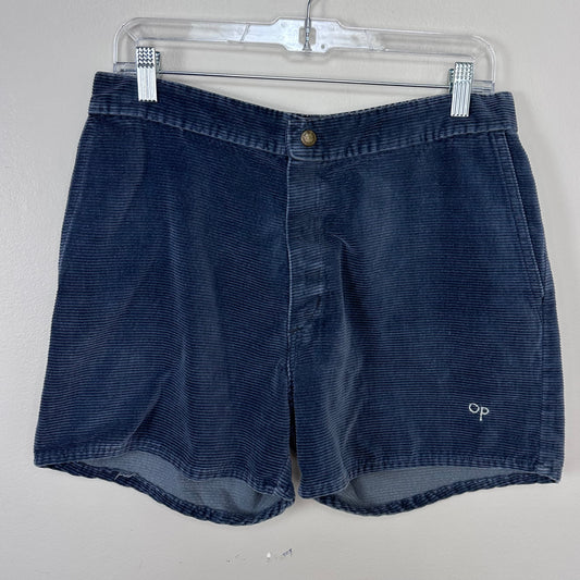 1980s Ocean Pacific Corduroy Shorts, OP Longriders, 31.5-35" Waist