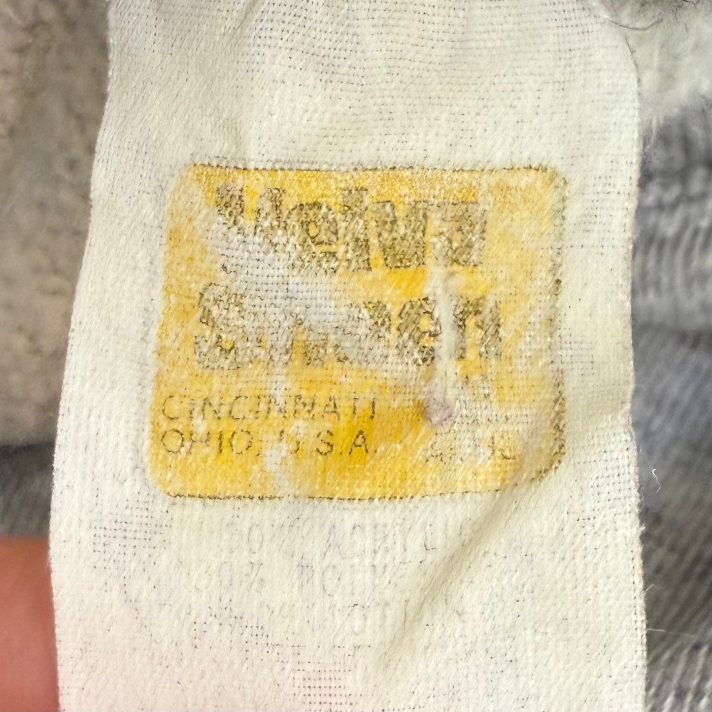 1970s Duke University Short Sleeve Sweatshirt, Velva Sheen Size Medium-Large, Distressed