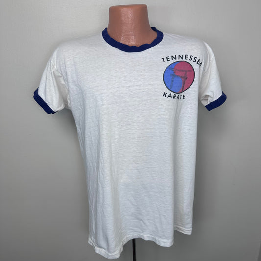 1970s Tennessee Karate T-Shirt, Size Large, Memphis, Elvis Presley