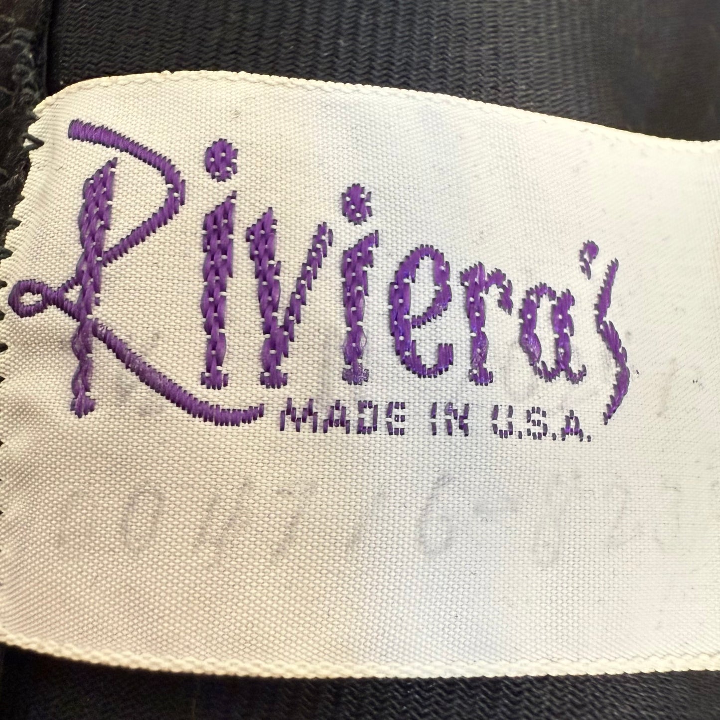 1960s/70s Black Velvet Studded Go go Boots, Riviera’s Size 7 1/2 Narrow