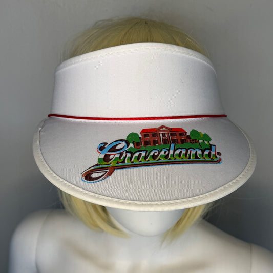 1980s Graceland Sun Visor, Elvis Presley, Memphis Sunvisor
