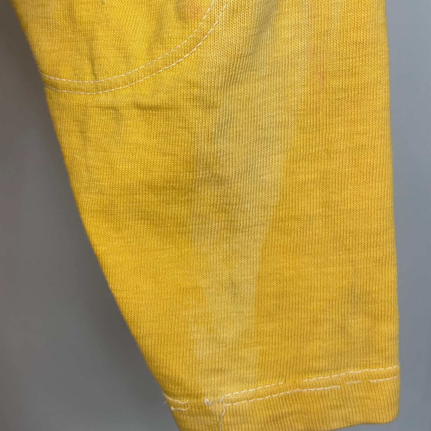 1940s/50s Cotton Football Jersey, Mustard Yellow Number 33, York Arms Co Sporting Goods