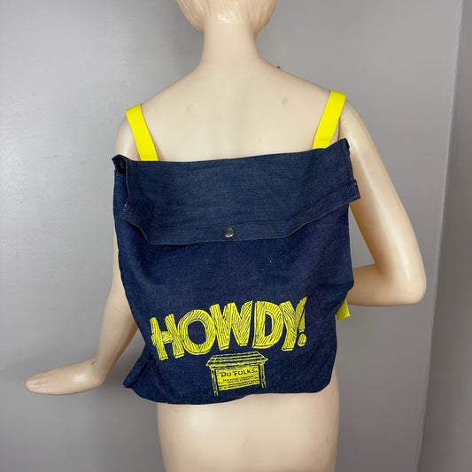 1970s/80 Howdy Po Folks Denim Backpack