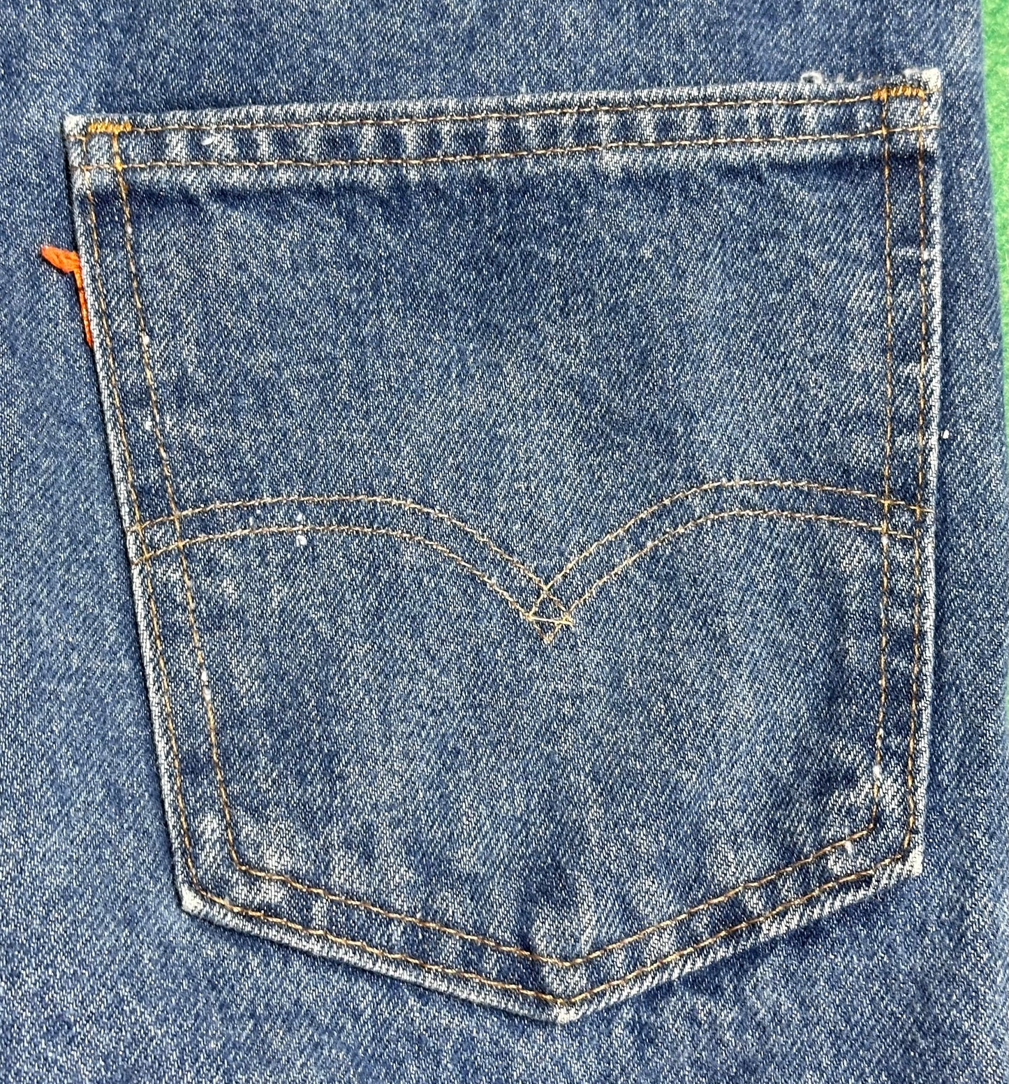 1980s Levi’s Saddleman 517 Jeans, 35"x35", Orange Tab