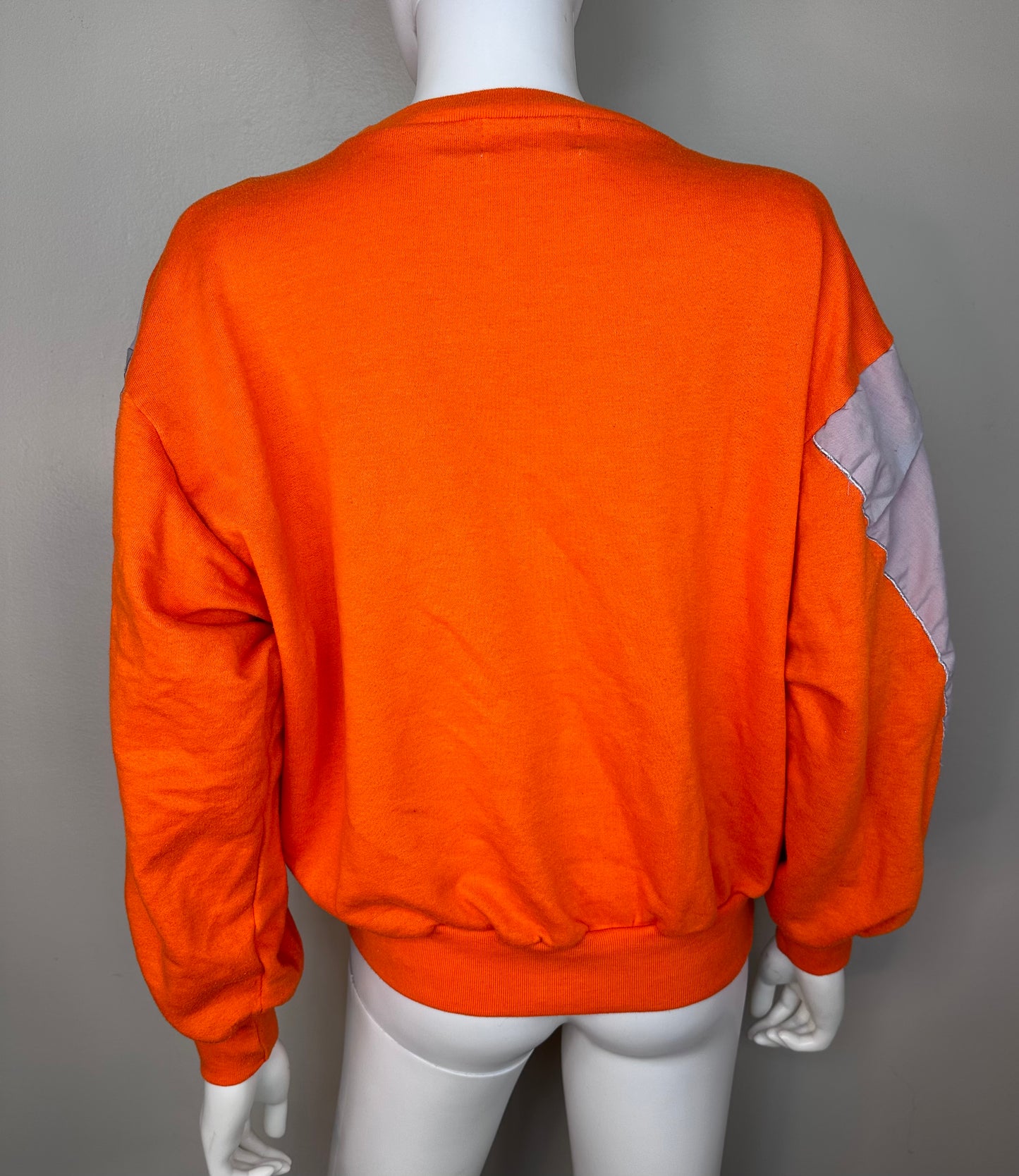 1980s Orange Elephant Sweatshirt, Gregory! Size Medium, Appliqué