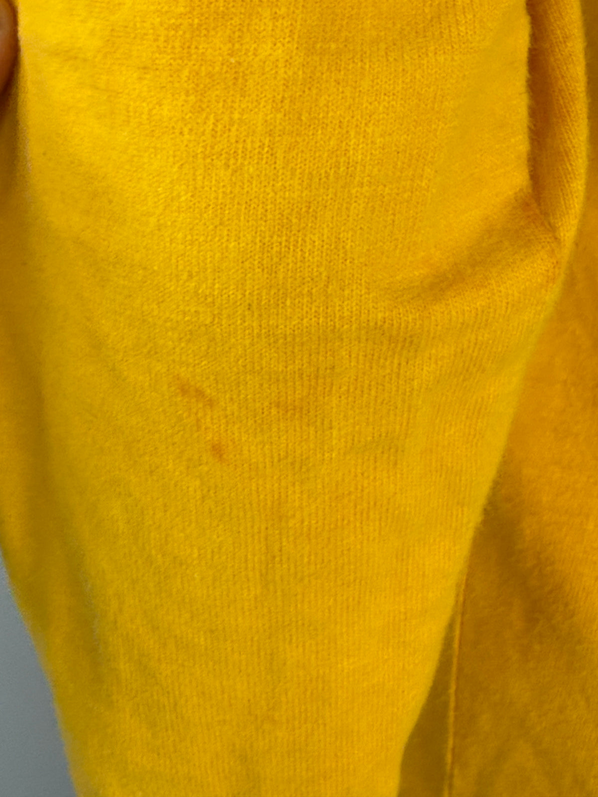 1960s Yellow Cotton Jersey, Russell Athletic Size Small/Youth Large, No 60