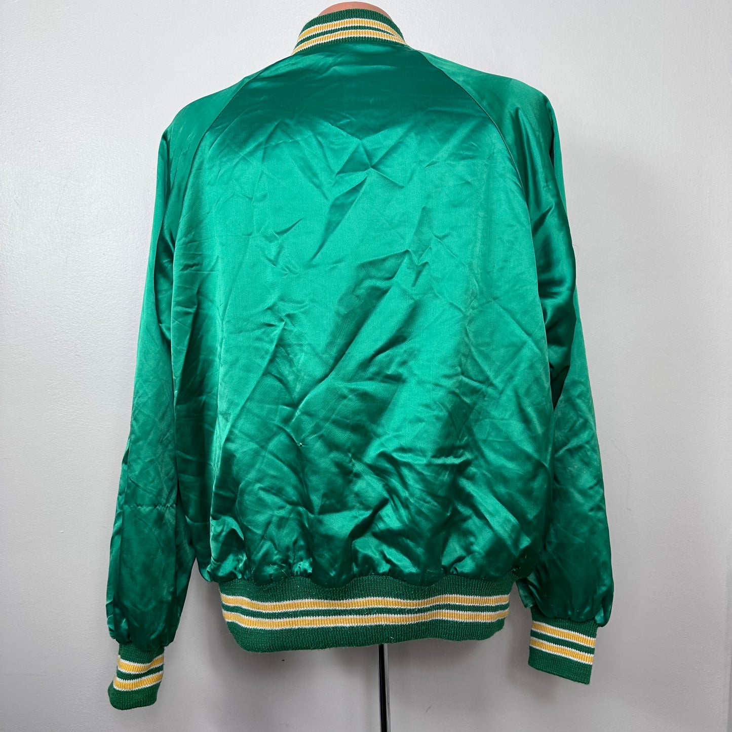 1970s/80s Mid South Concerts Satin Jacket, Hartwell Size Large