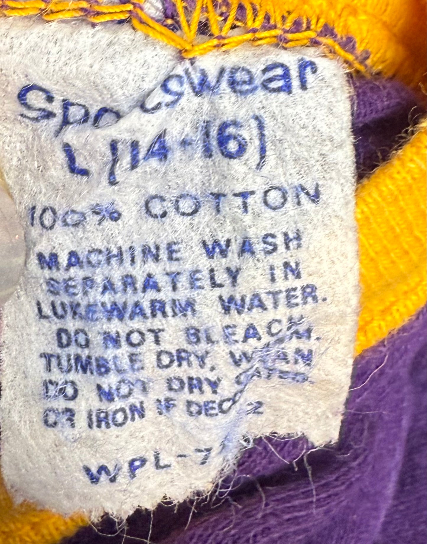 1970s LSU T-Shirt, Louisiana State University Football 34 Jersey Ringer Tee, Sportswear Size Youth Large/Adult Small