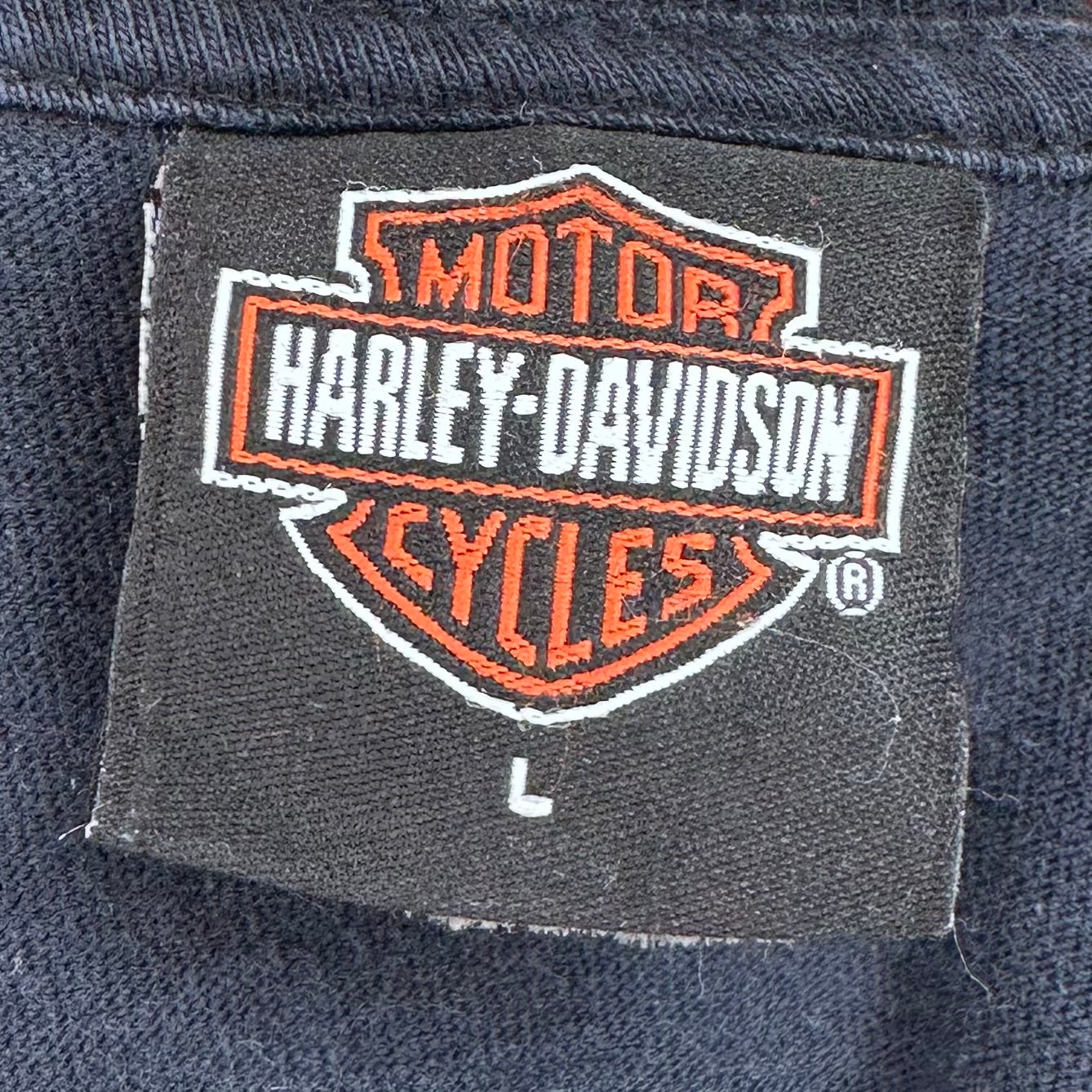 1990s Harley Davidson T-Shirt, Size Large, R.K. Stratman, Bumpus Jackson TN