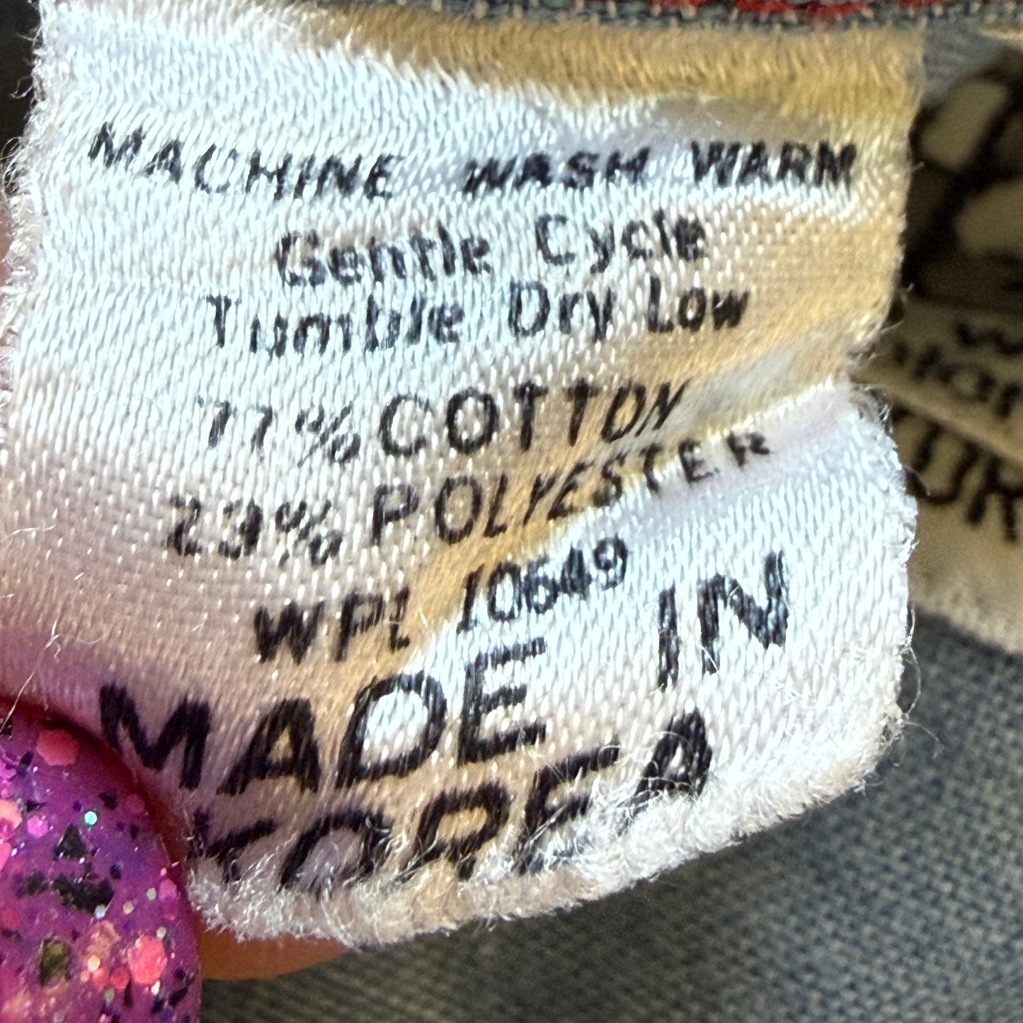 1970s Kids’ Chambray Shirt with Floral Embroidery, Miller Western Wear Size 10/12