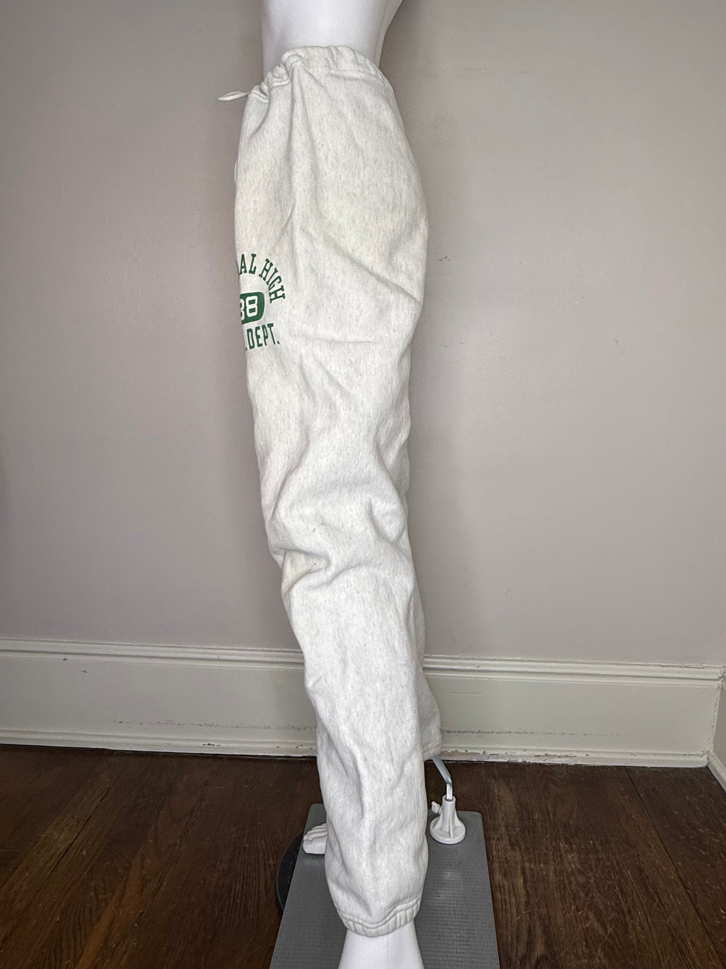 1950s Champion Reverse Weave Two Tone Expansion Gusset Sweatpants, Central High School, Champion Knitwear Co Size Medium