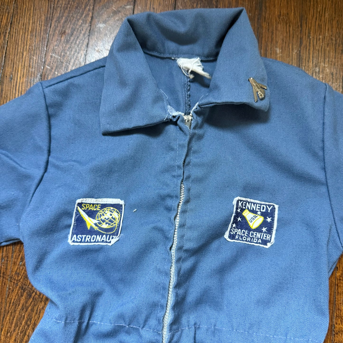 1960s Kids’ Space Astronaut Coveralls, Kennedy Space Center Florida Jumpsuit, Size 3T, Costume