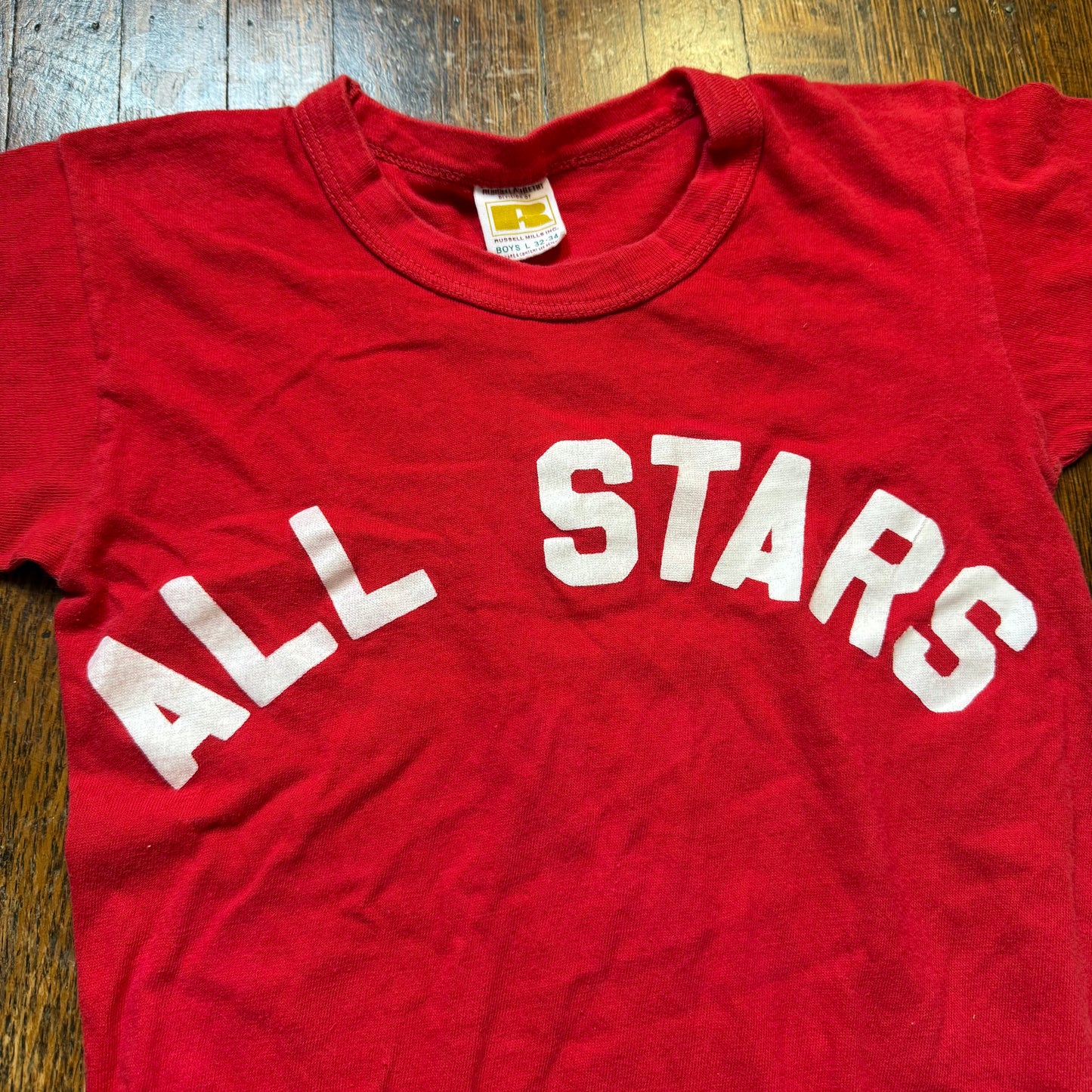 1970s All Stars 1 T-Shirt, Russell Athletic, Little League Baseball Tee