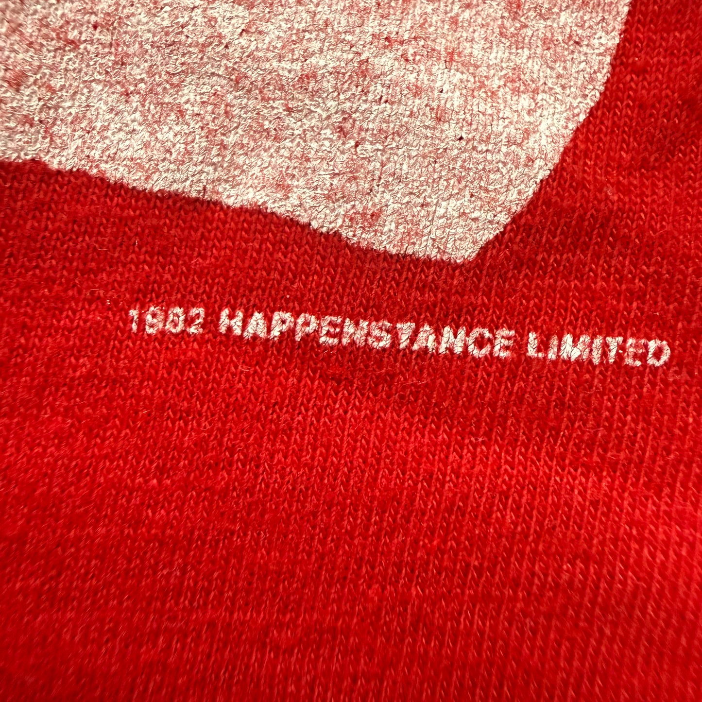 1980s Elton John Jump Up! Tour! T-Shirt, Size Small, Red V Neck Ringer Tee, 1982 Concert