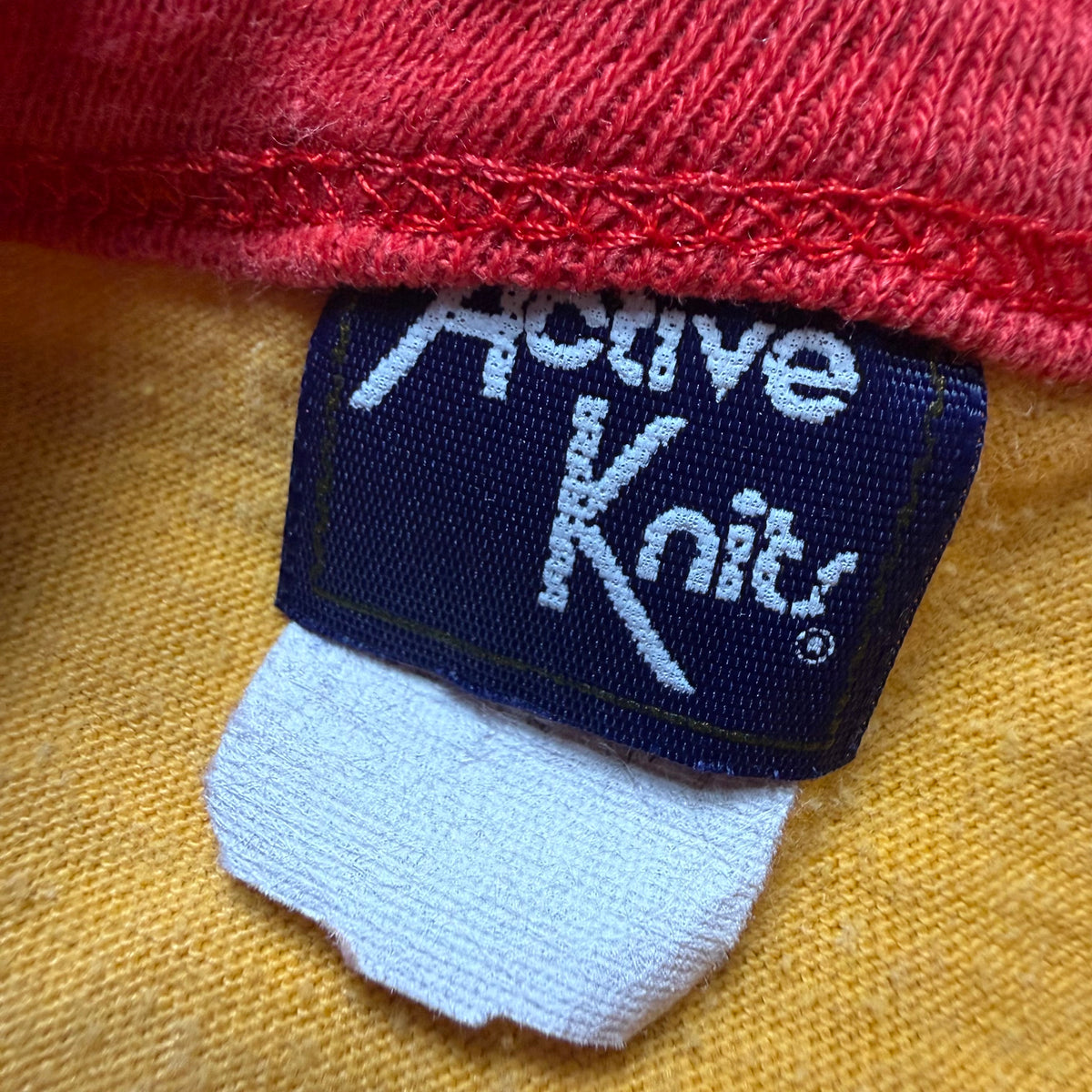 1980s Kids' Sporty Long Sleeve T-Shirt, Active Knits Size Youth 6/7, No 88