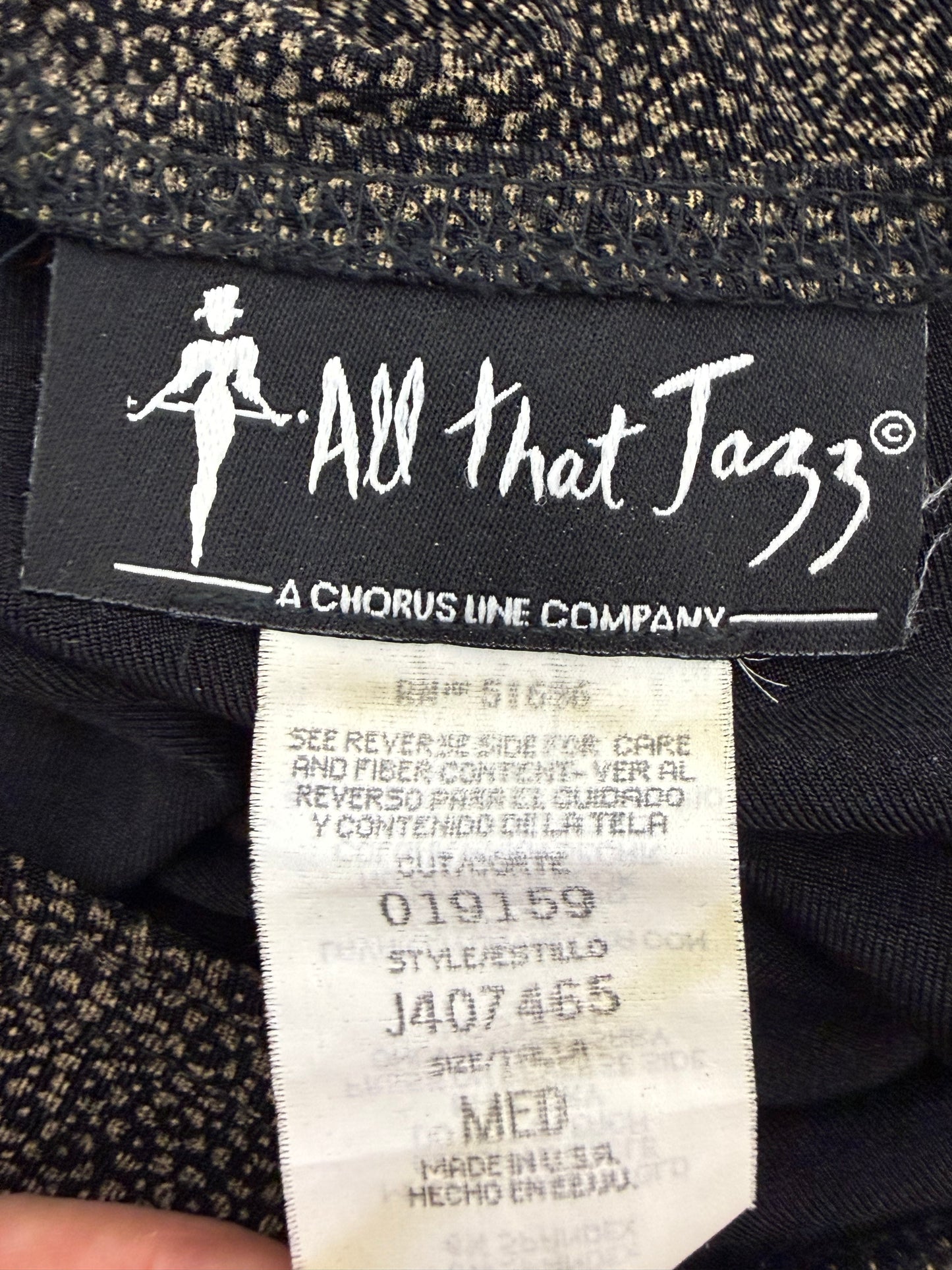 1990s Black Tiny Floral Knit Dress, All That Jazz Size Small