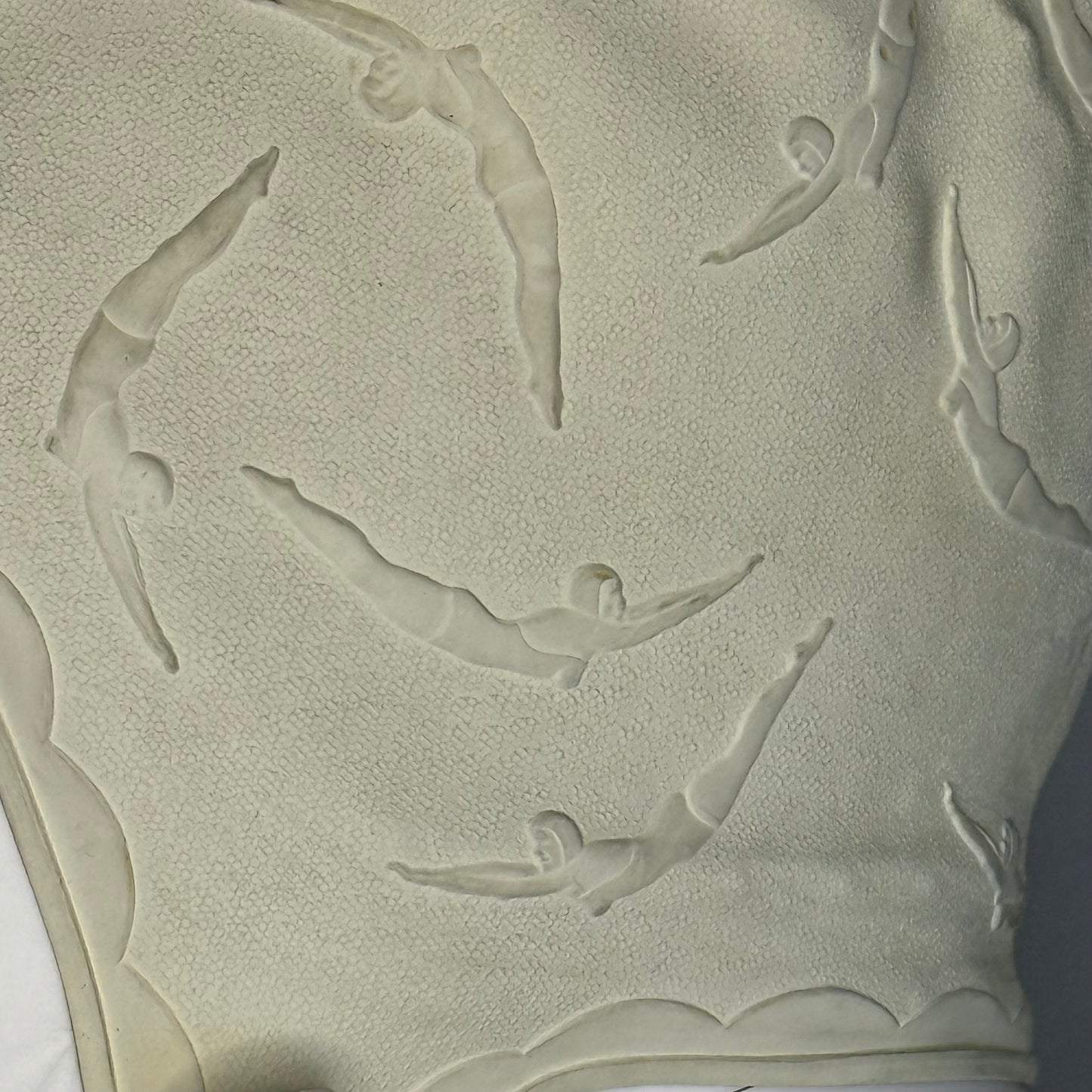 1950s/60s Swim Cap with Chin Strap, Diving Belle by Jantzen, Embossed Diving Girl