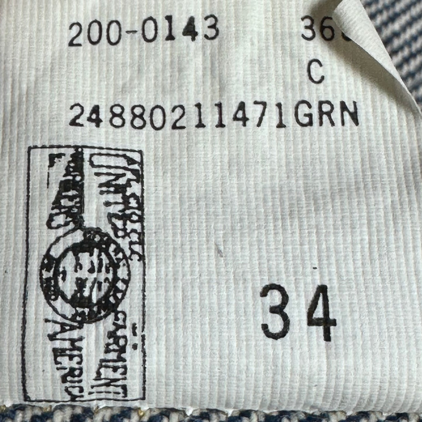 1990s Lee Riders Blue Jeans, 36.5"x32", Deadstock with Tags