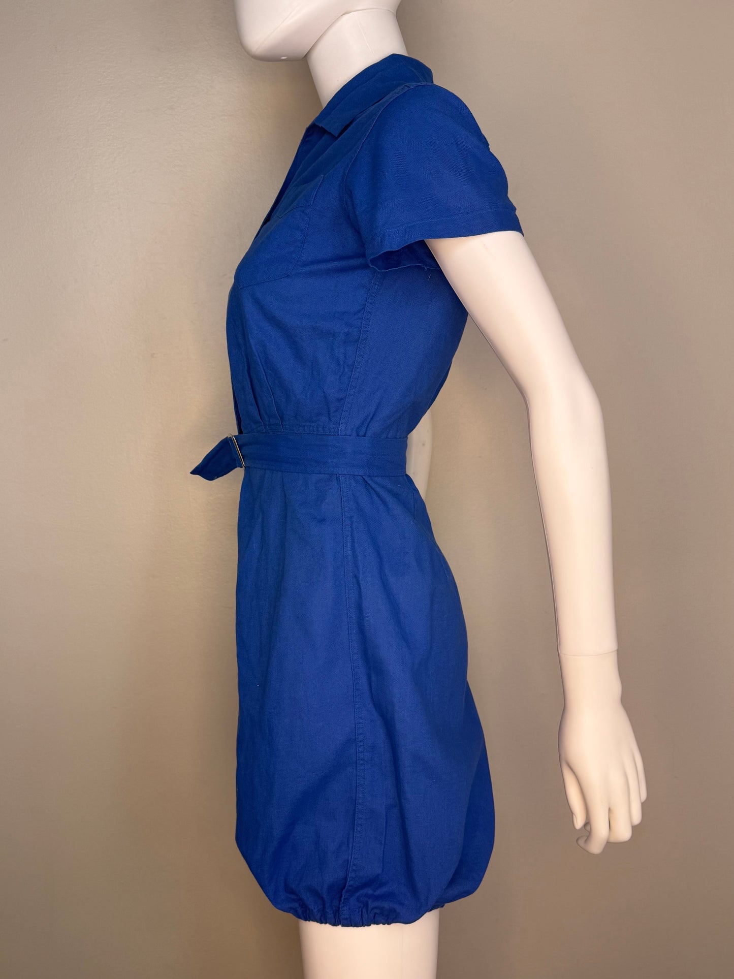 1950s Blue School Gym Uniform Romper, It’s A Moore Gym Suit Size Small