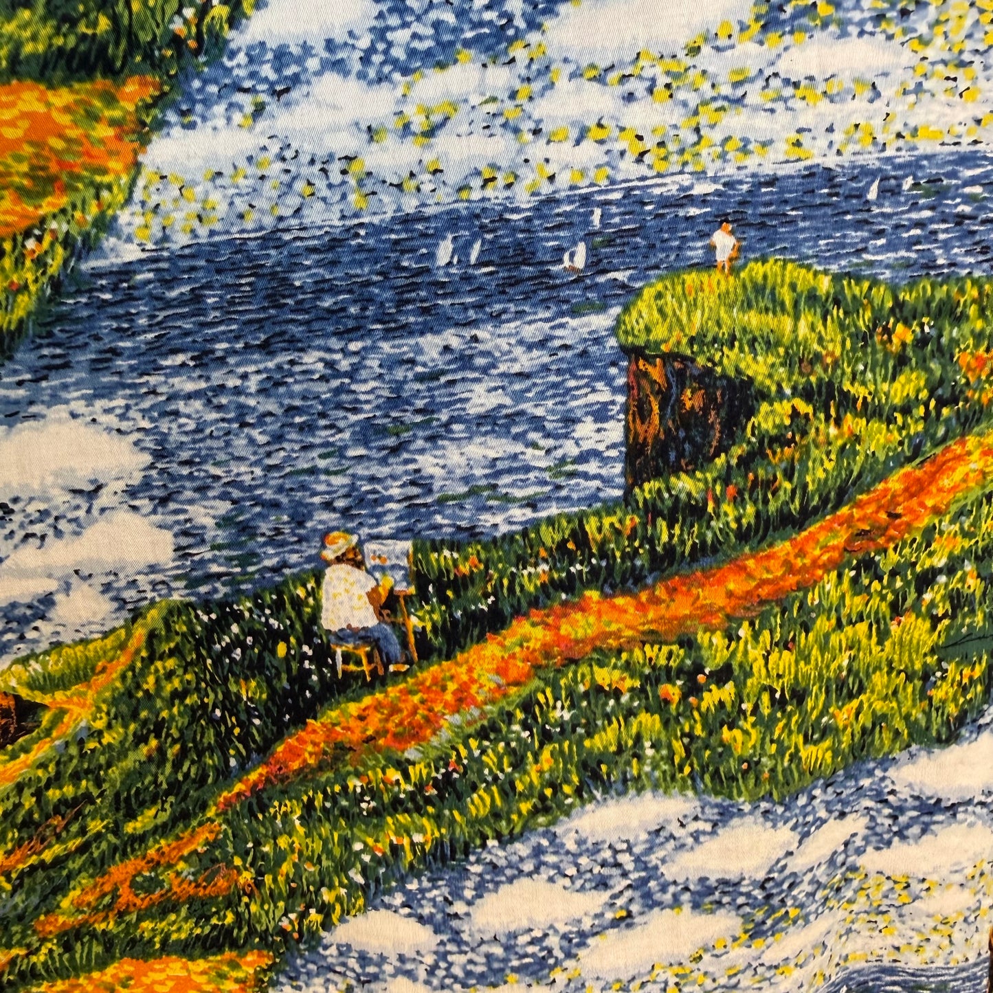 1990s Hawaiian Shirt, Guy Buffet Collection by Reyn Spooner Size XXL, The Cliff