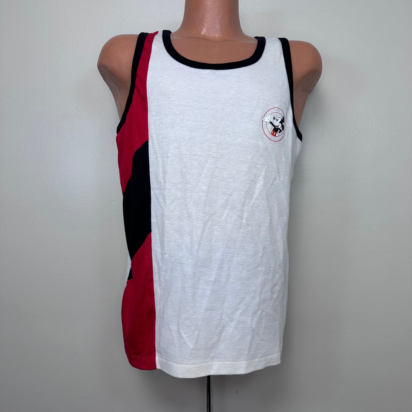 1980s Mickey Mouse Tank Top, Walt Disney Character Fashions Size Large