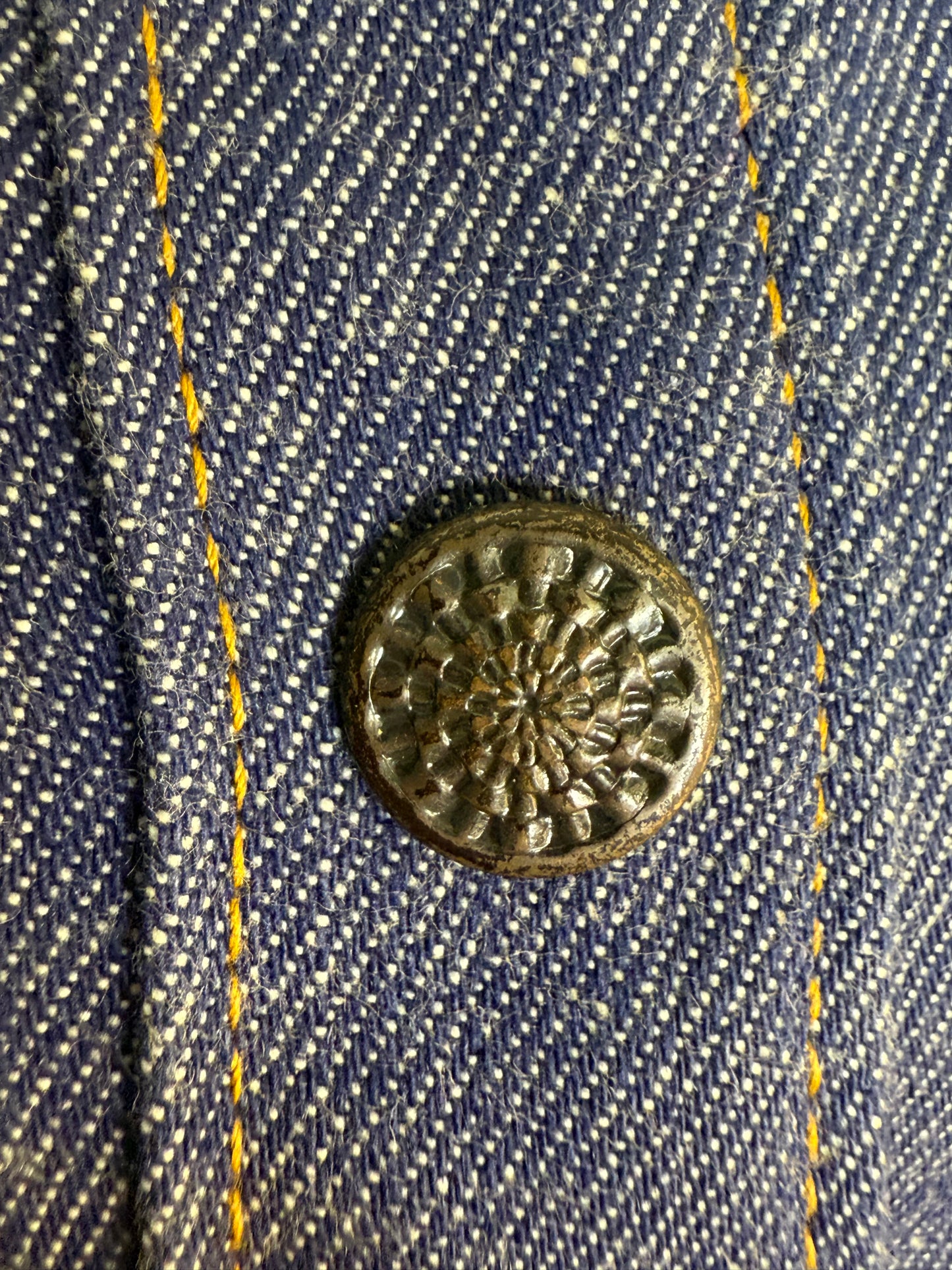 1970s Studded Denim Jacket, Size XXS