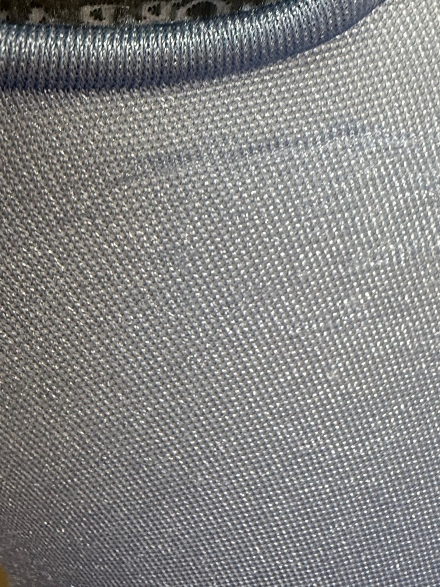 1970s Blue Nightgown with Full Sweep, Lace Cut Out Bodice, Lorraine Size XS-Small