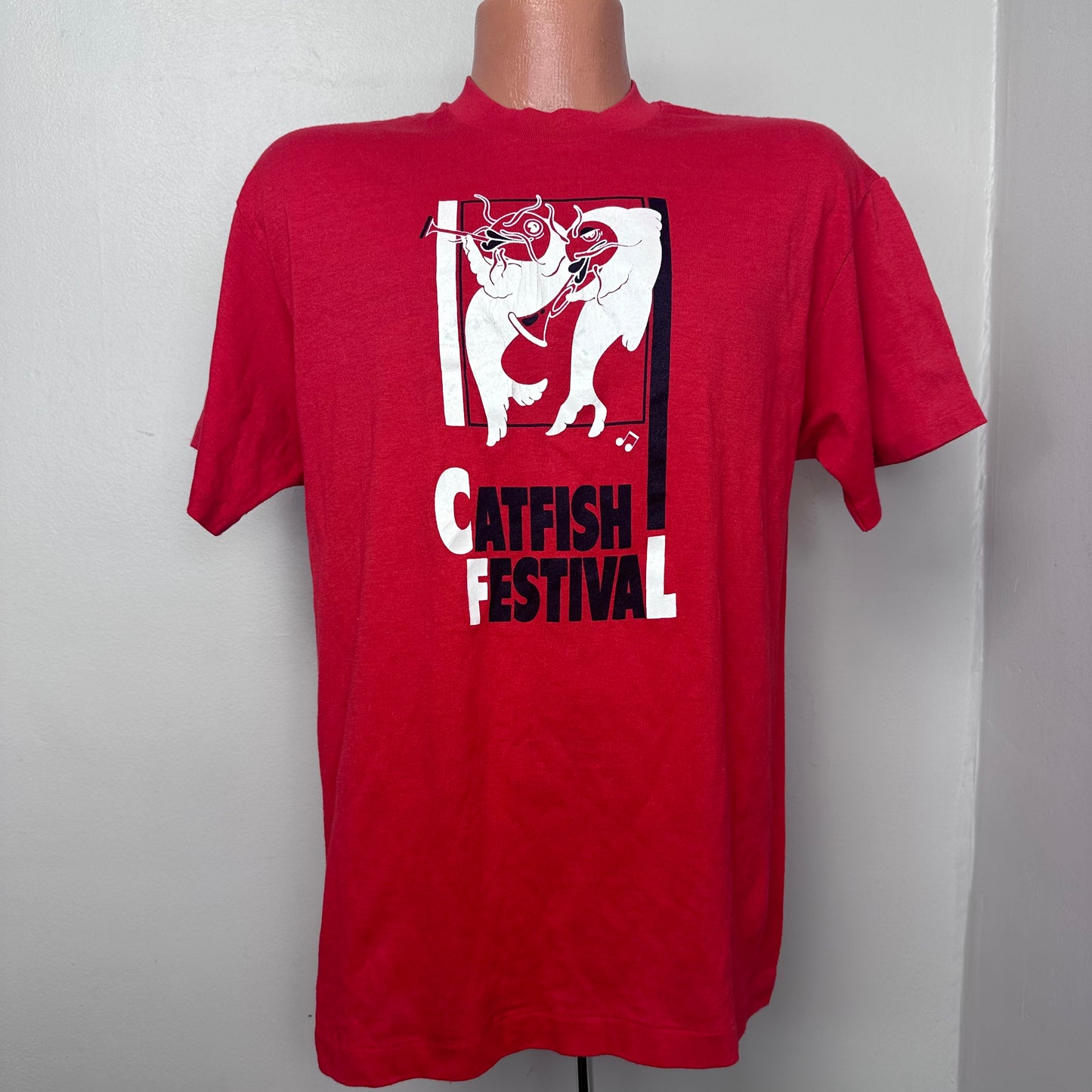 1980s Memphis Catfish Festival T-Shirt, Selec-T Tee Jays Size M/L