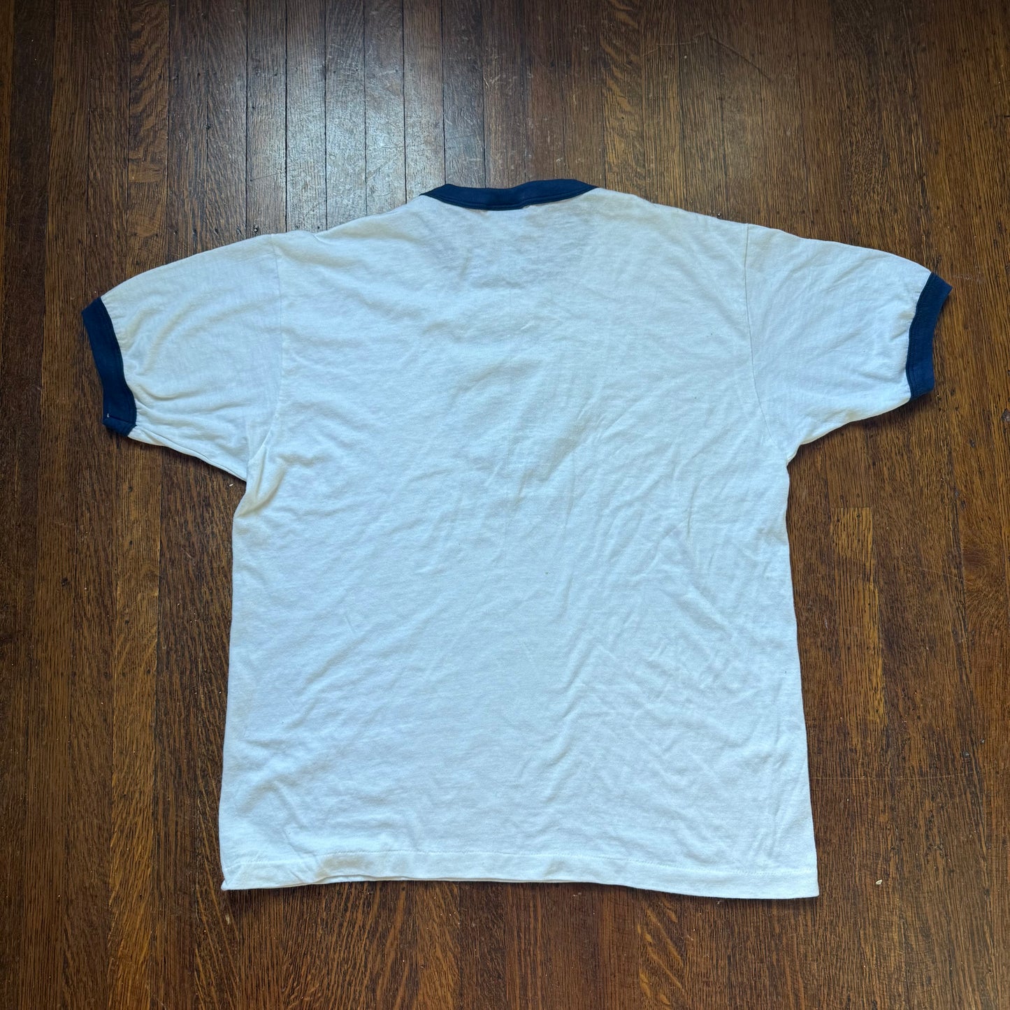 1980s Southern Airways Route of the Aristocats T-Shirt, Hanes Ringer Tee Size Large, Original 40s Logo
