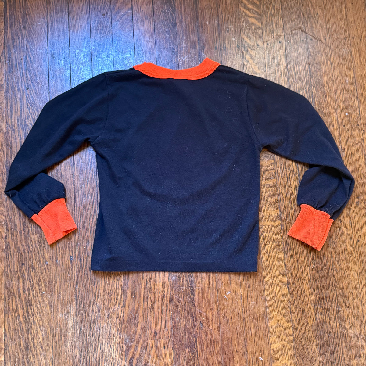 1980s/90s Kids' Snoopy Halloween Long Sleeve T-Shirt, Trick or Treat, Wormser Youth Size 5