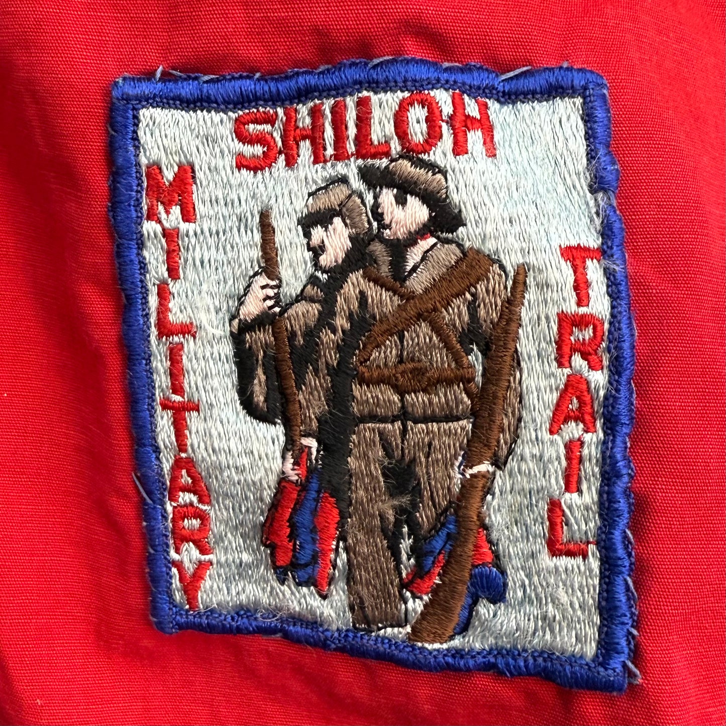 1960s Boy Scouts of America Red Jacket with 60s/70s BSA Camp Patches, Size Small, Order of the Arrow, Distressed