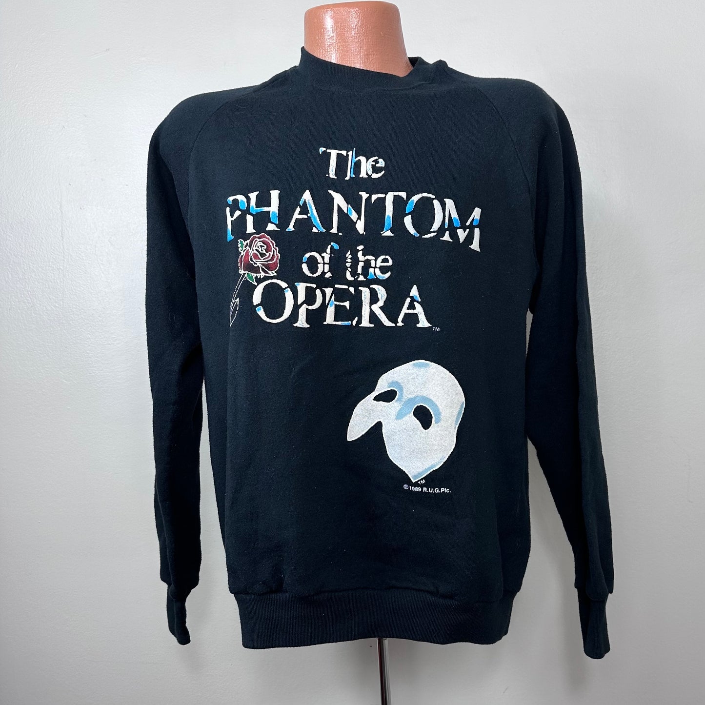 1980s Phantom of the Opera Sweatshirt, Jerzees Size Large, Broadway Musical