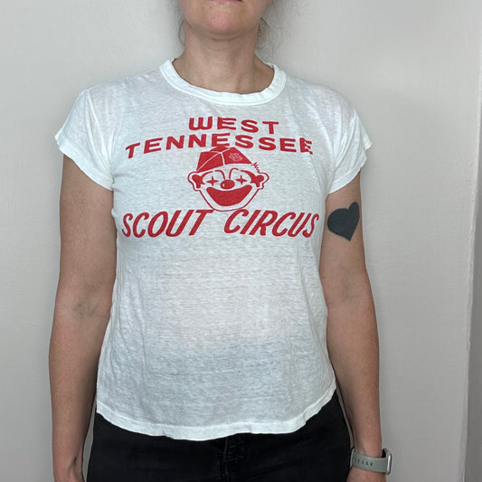 1950s West Tennessee Scout Circus T-Shirt, Boy Scouts of America