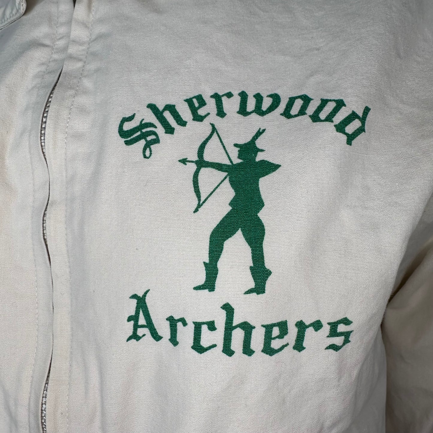 1960s Sherwood Archers Jacket, Size Small, Memphis Middle School