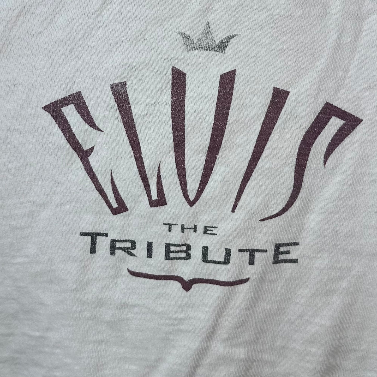 1990s Elvis The Tribute Concert T Shirt, GEM, 1994 Memphis, TN, Thin and Faded